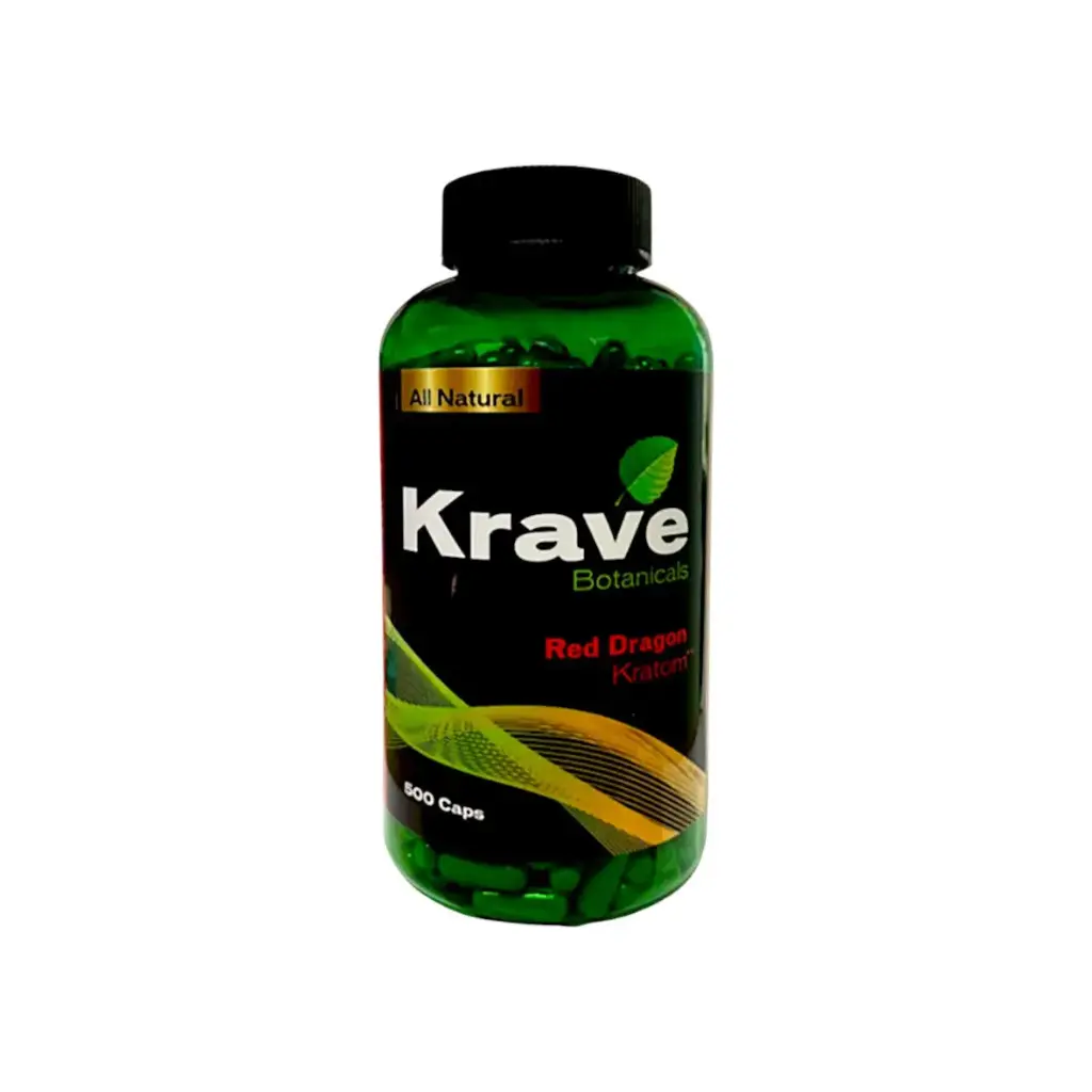Krave Kratom Capsules Red Dragon