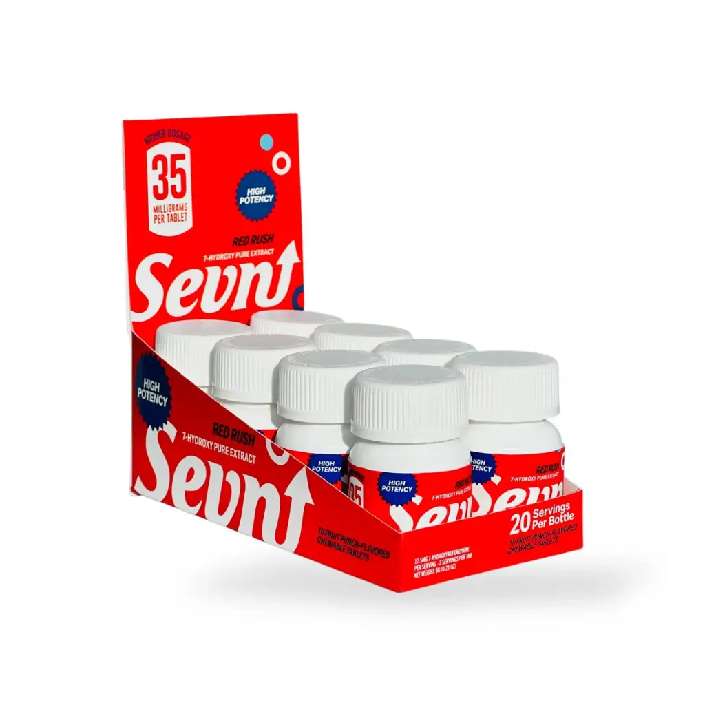 Sevn 7-Hydroxy Red Rush Tablet Fruit Punch 35mg Box