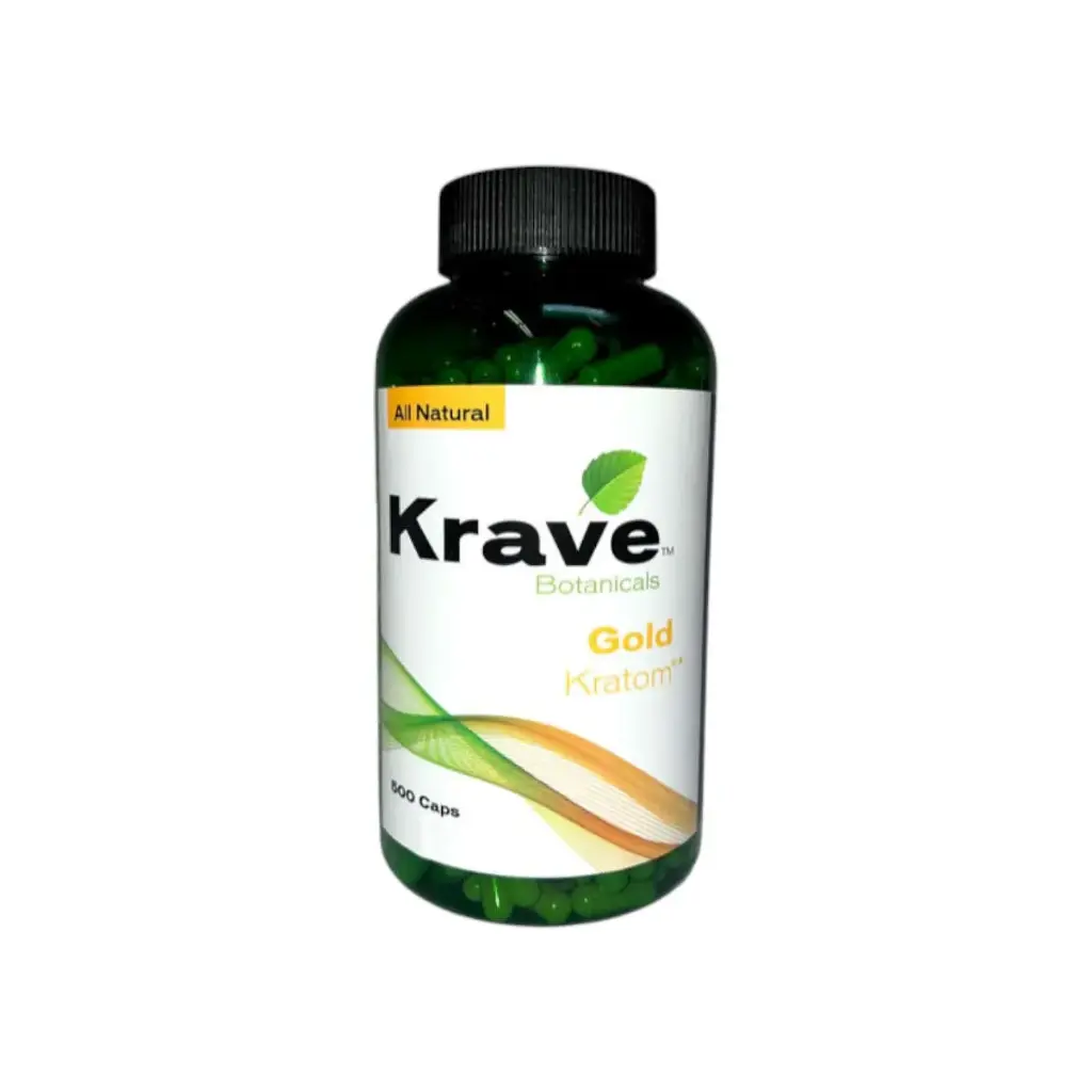 Krave Kratom Capsules Gold