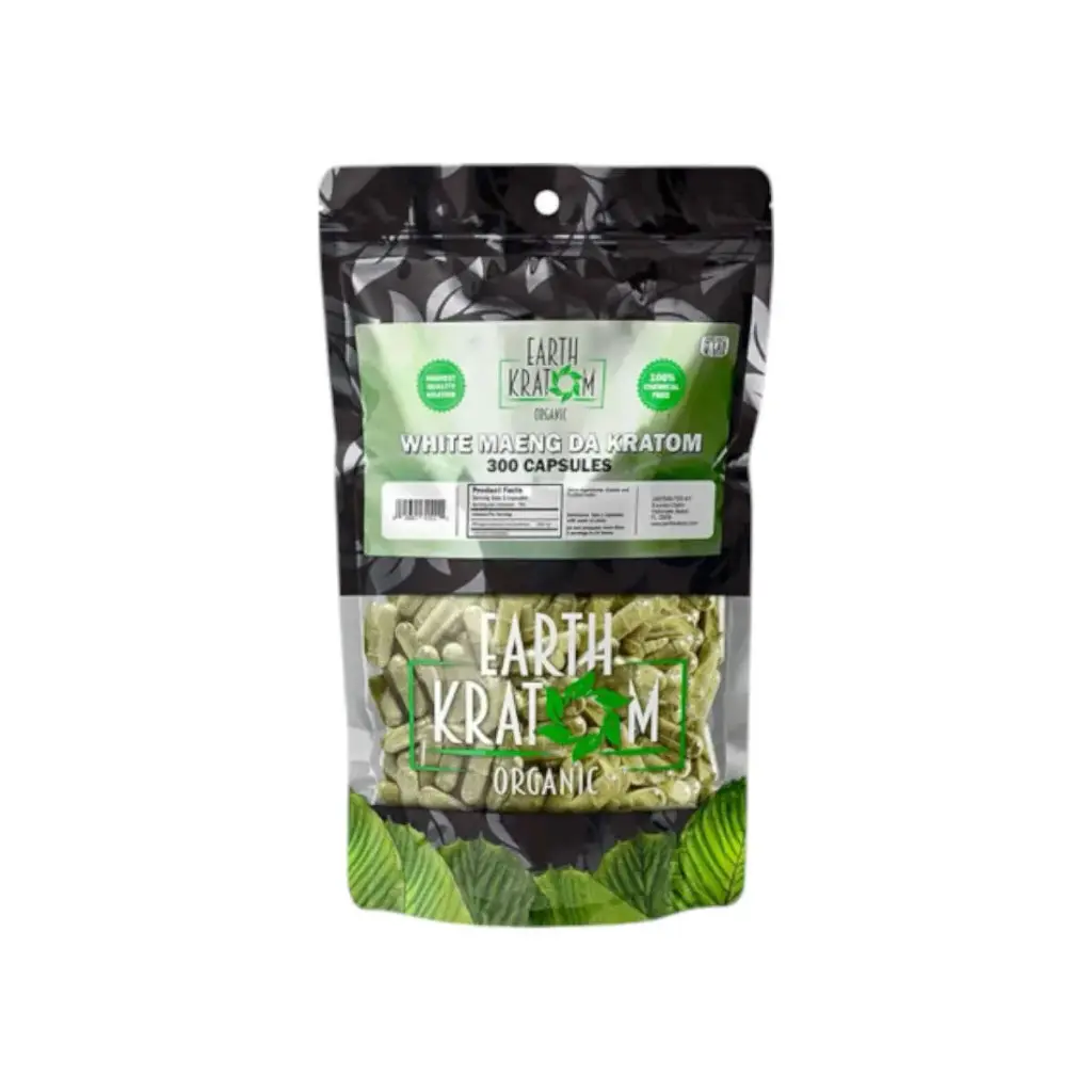 Earth Kratom White Maeng Da Capsules