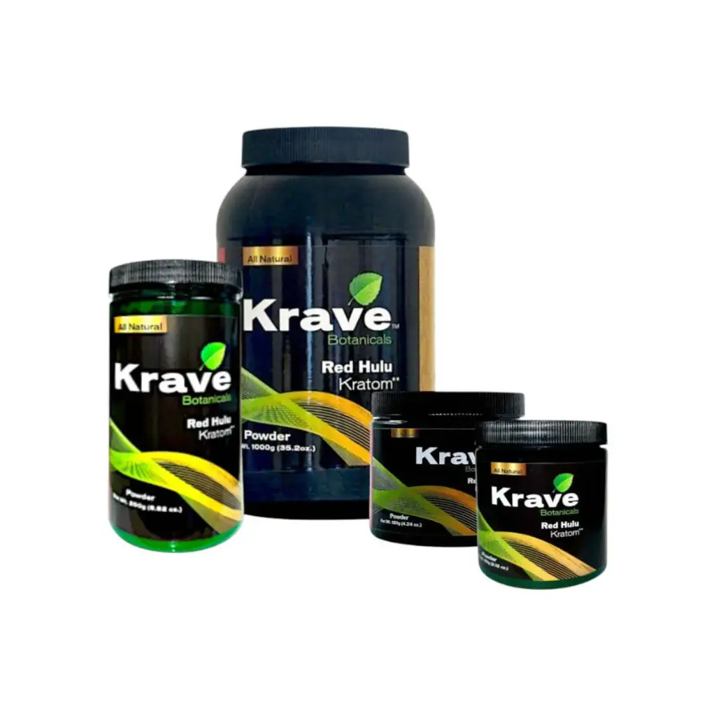 Krave Kratom Powder Red Hulu