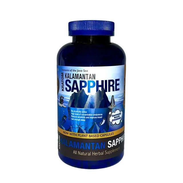 Bumble Bee Kratom Capsules Kalamantan Sapphire Maeng Da