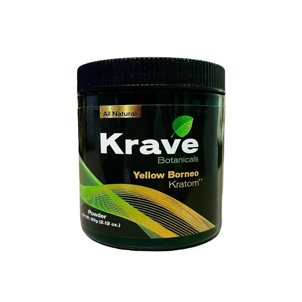 Krave Kratom Powder Yellow Borneo