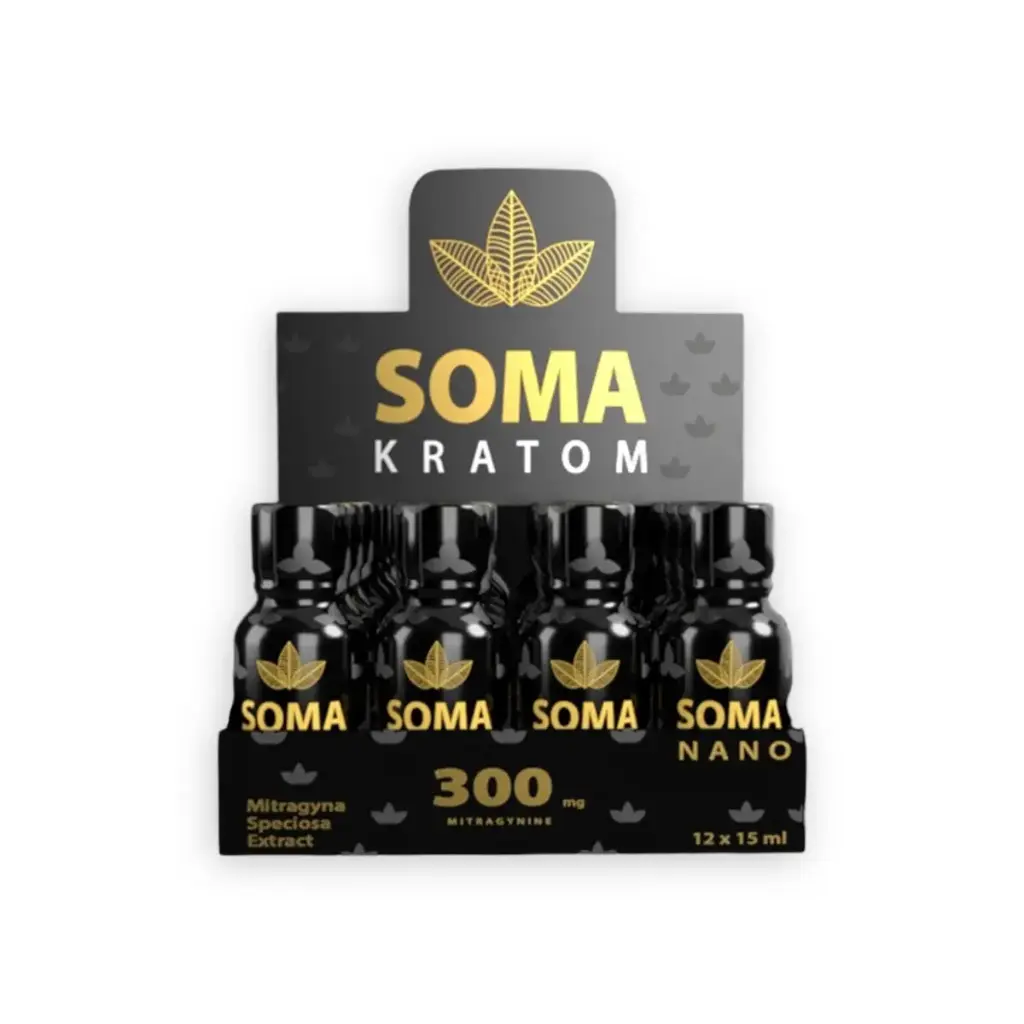 Soma 300 Kratom Shot Display Box of 12