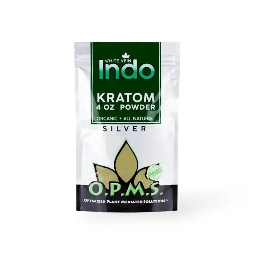 OPMS Silver White Vein Indo Kratom Powder