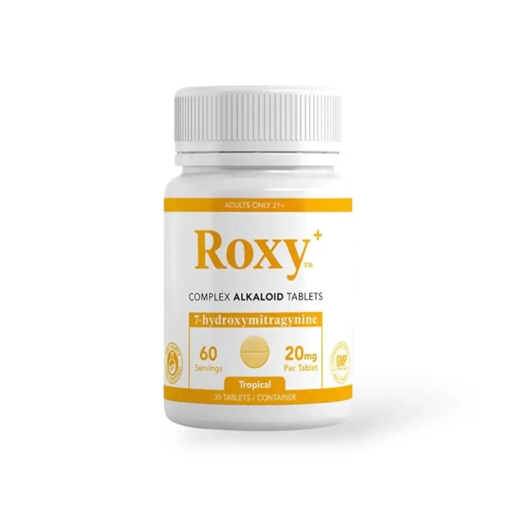 Roxy Complex Alkaloid 7-hydroxymitragynine Tablets Tropical 20mg Box