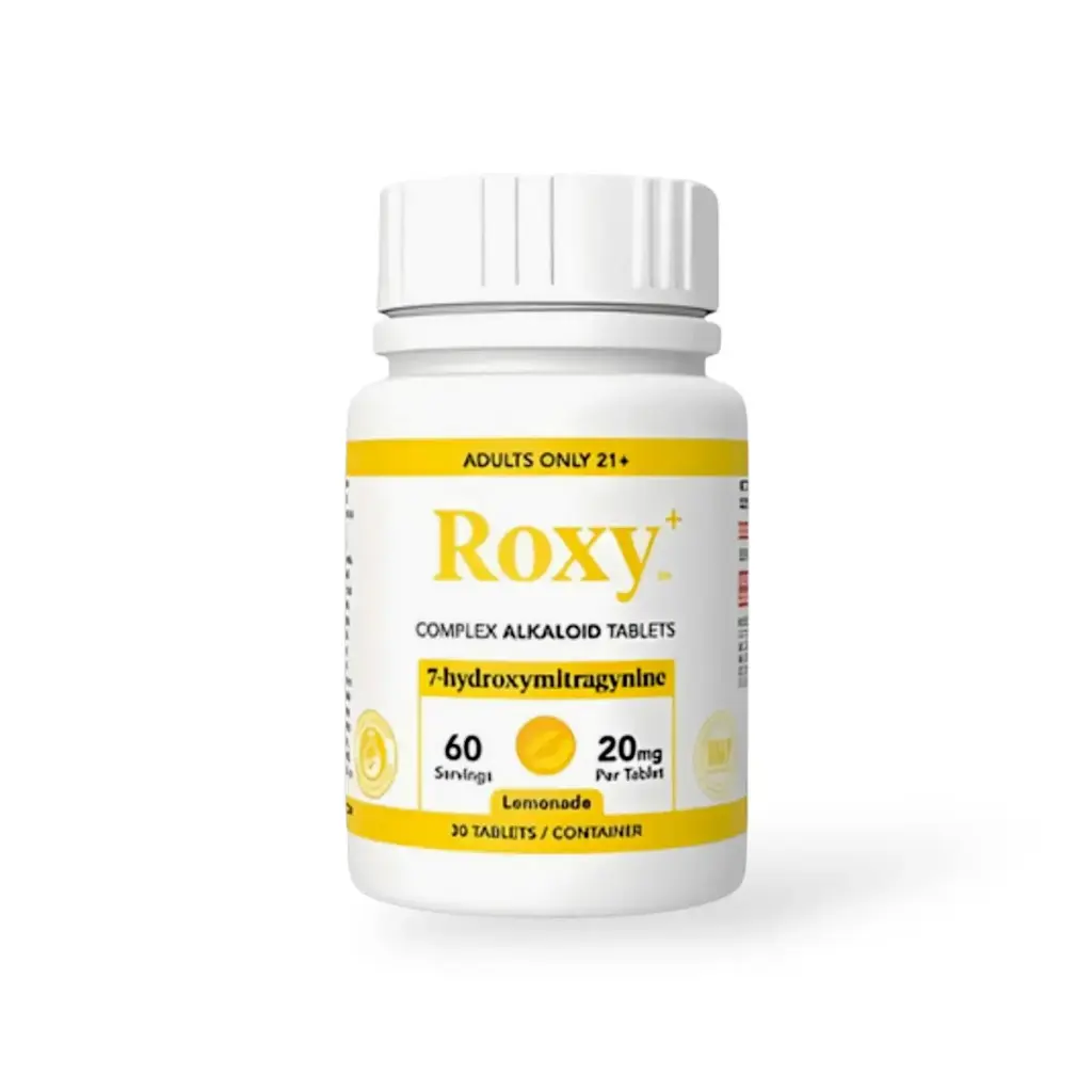 Roxy Complex Alkaloid 7-hydroxymitragynine Tablets Lemonade 20mg Box