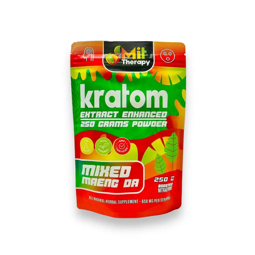 Mit Therapy Kratom Extract Powder Mixed Maeng da