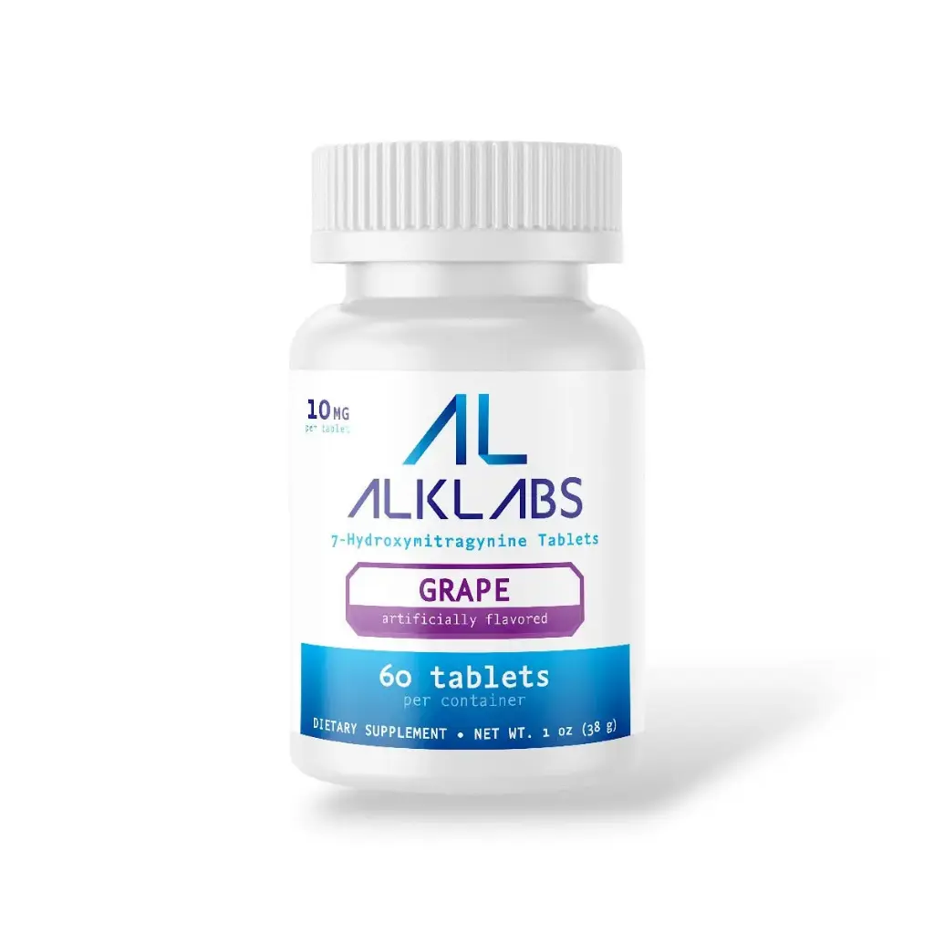 AlkLabs 7- Hydroxymitragynine Grape 10mg Tablet Display Box