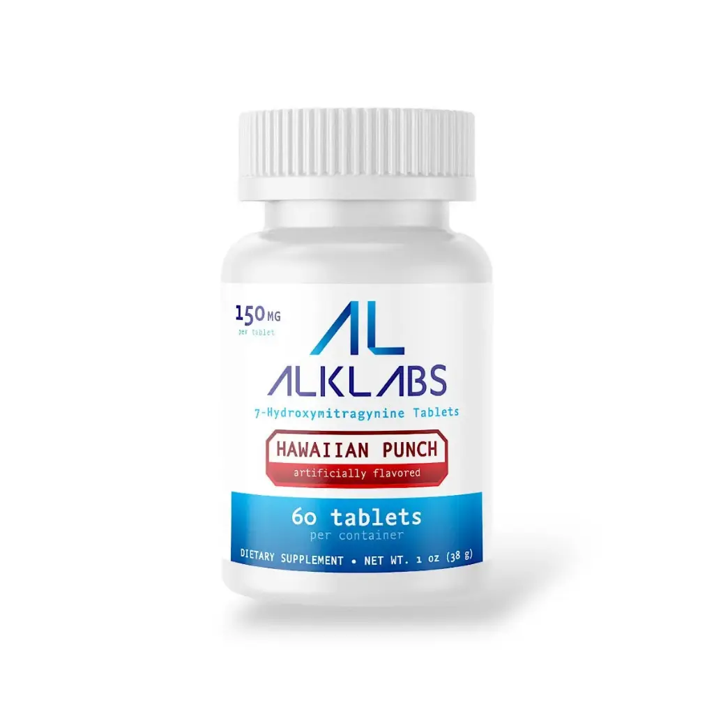 AlkLabs 7- Hydroxymitragynine Hawaiian Punch 150mg Tablet Display Box