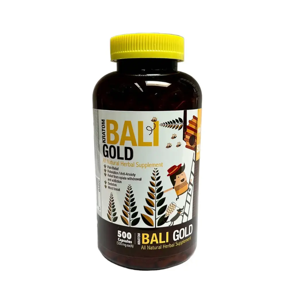 Bumble Bee Kratom Bali Gold Capsules